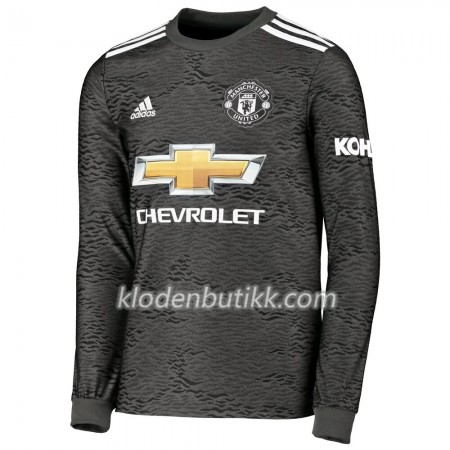 Manchester United Borte Fotballdrakt 2020-2021 Langermet